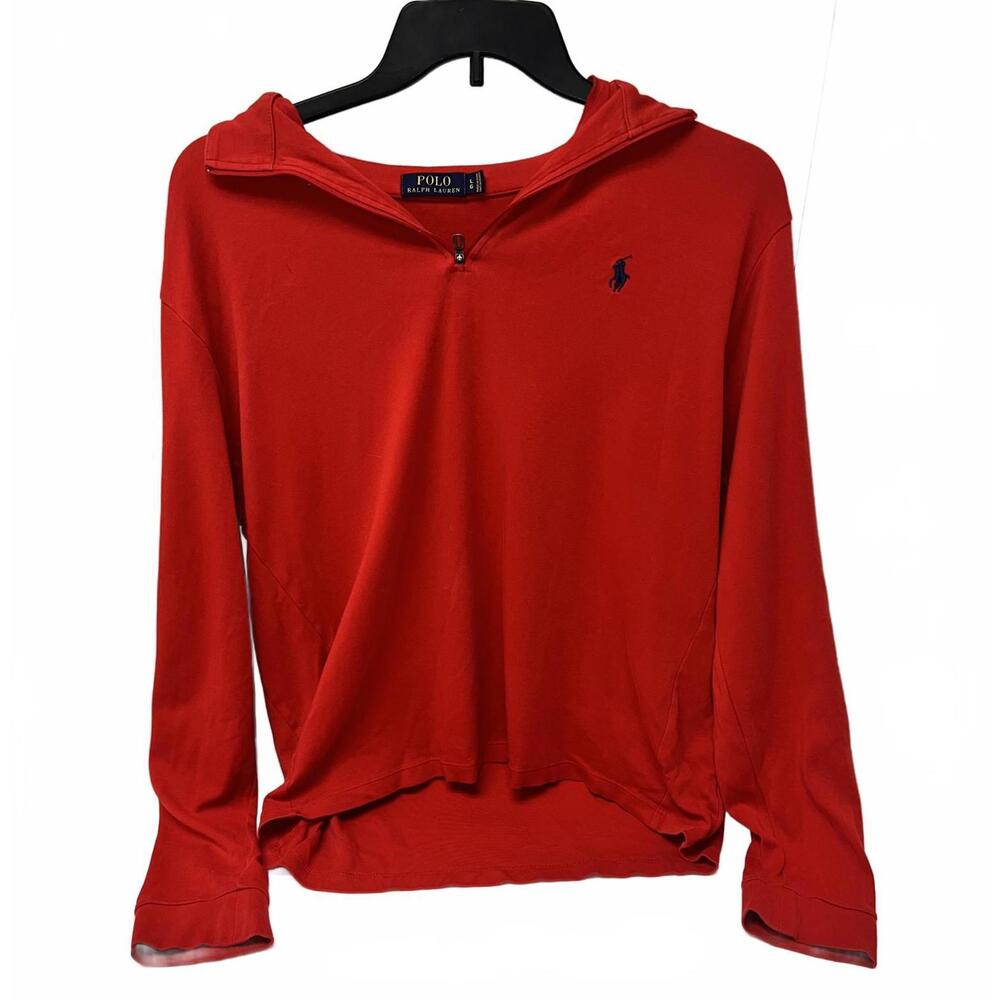Polo Ralph Lauren Zip-Up Hoodie - Stylish Red Pullover